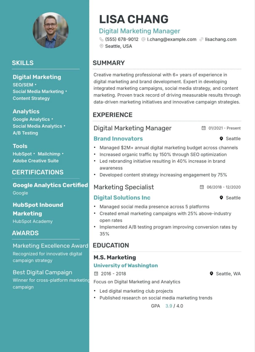 Professional CV Template